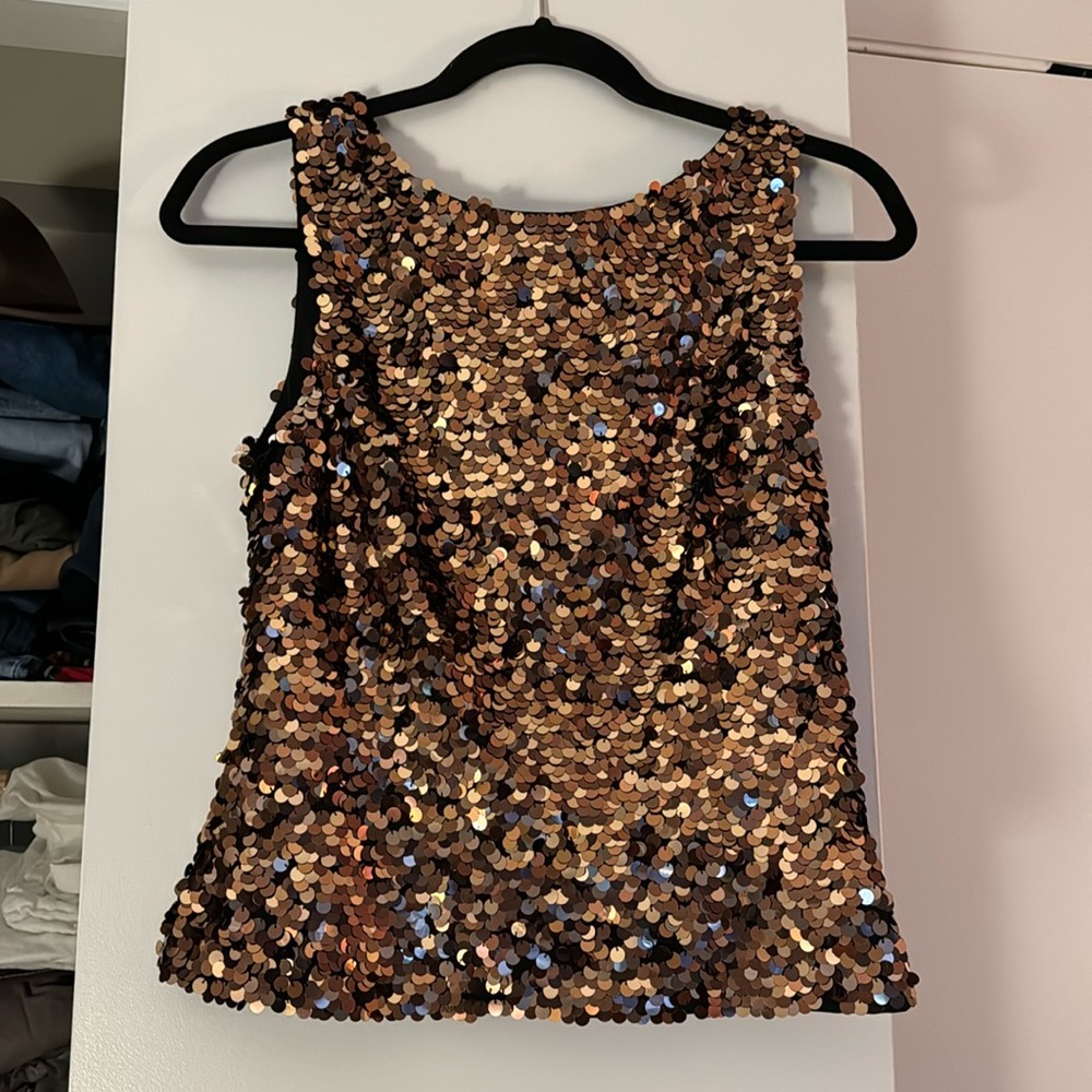 Sequin Holiday/NYE Blouse